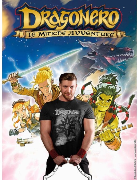 DRAGONERO LE MITICHE AVVENTURE 1 VARIANT MAURIZIO MERLUZZO - RICCARDO CROSA - LUCCA 2022