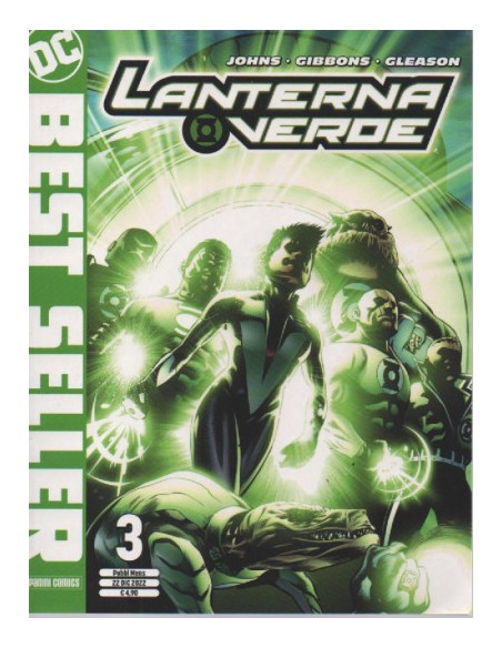 LANTERNA VERDE DI GEOFF JOHNS 3 - DC BEST SELLER NUOVA SERIE