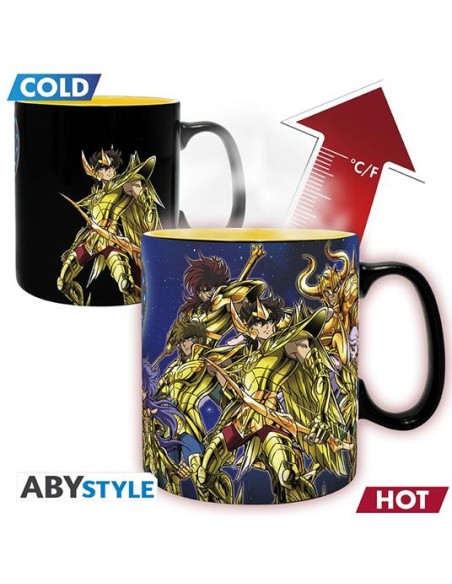 SAINT SEIYA - TAZZA HEAT CHANGE - GOLD SAINTS
