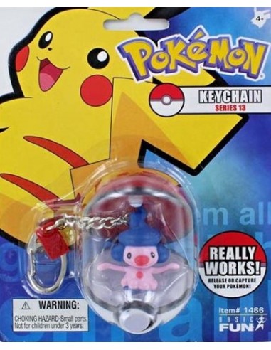 BASIC FUN POKEMON SERIES 13 MIME JR. KEYCHAIN