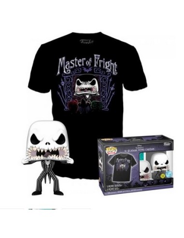 DISNEY THE NIGHTMARE BEFORE CHRISTMAS JACK SKELLINGTON T-SHIRT - TAGLIA M