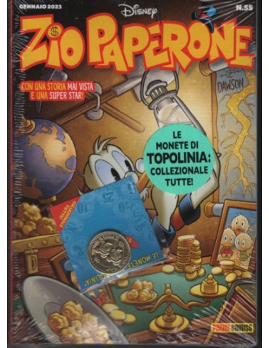 ZIO PAPERONE 55 + MONETA DEI TOPODOLLARI DI TIP E TAP!