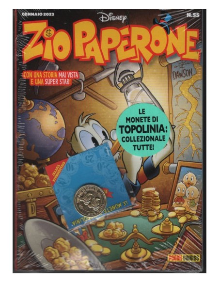 ZIO PAPERONE 55 + MONETA DEI TOPODOLLARI DI TIP E TAP!