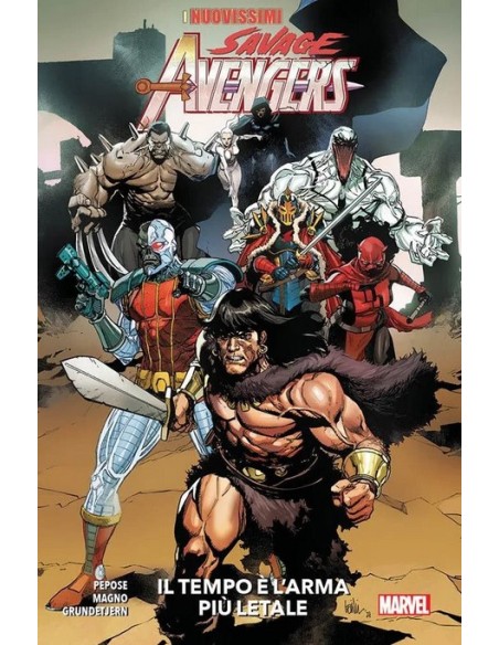 I NUOVISSIMI SAVAGE AVENGERS VOL. 1 IL TEMPO E` L`ARMA - MARVEL COLLECTION