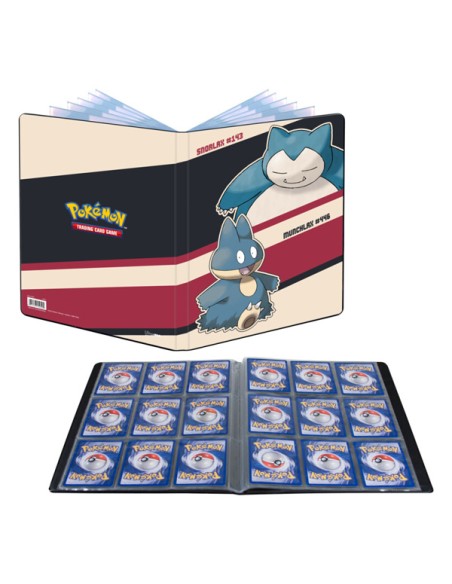ALBUM 9 TASCHE PORTFOLIO - POKEMON - SNORLAX & MUNCHLAX