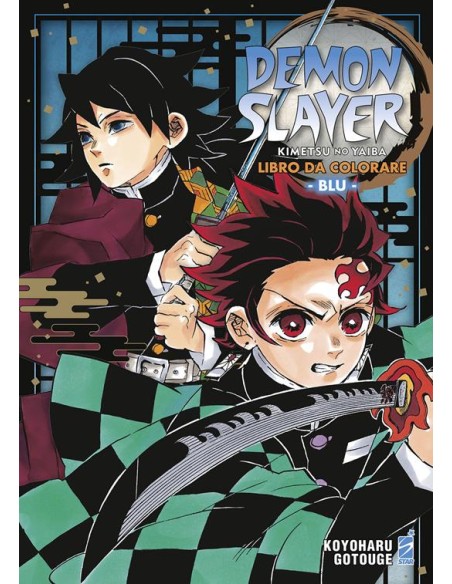 DEMON SLAYER KIMETSU NO YAIBA LIBRO DA COLORARE 2 BLU