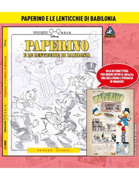 PAPERINO E LE LENTICCHIE DI BABILONIA - TOPOLINO GOLD 10