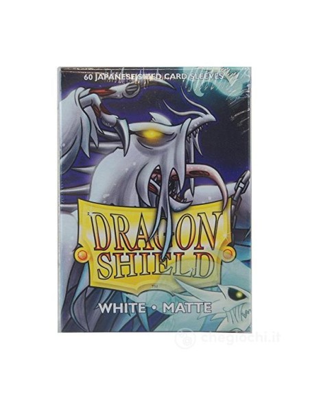 DRAGON SHIELD 60 BUSTINE JAPANESE - MATTE WHITE