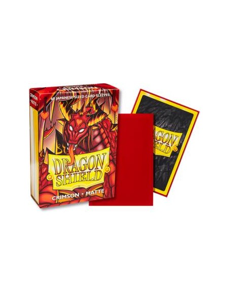 DRAGON SHIELD 60 BUSTINE JAPANESE - MATTE CRIMSON