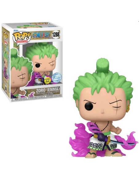 ONE PIECE - ZORO WITH ENMA (GLOWS IN THE DARK) - POP 1288