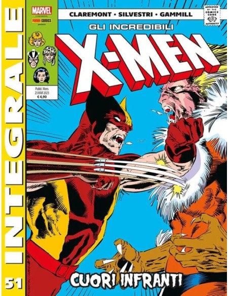 X-MEN DI CHRIS CLAREMONT 51 (di 76) - MARVEL INTEGRALE