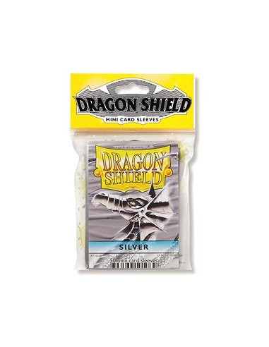 DRAGON SHIELD 50 BUSTINE DRAGON SHIELD MINI - ARGENTO