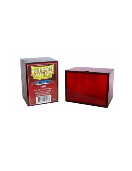 DRAGON SHIELD PORTA MAZZO - GAMING STRONGBOX RED