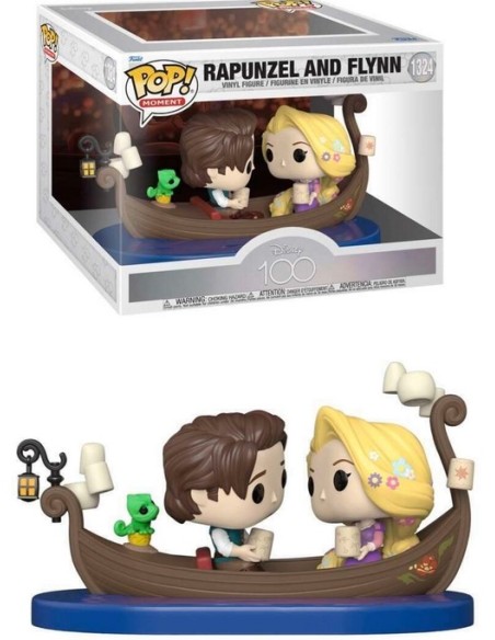 DISNEY MOVIE MOMENTS 100TH ANNIVERSARY RAPUNZEL & FLYNN DELUXE - POP 1324