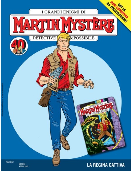 MARTIN MYSTERE 398 COVER A (contiene MINI COPERTINA MARTIN MYSTERE 1)