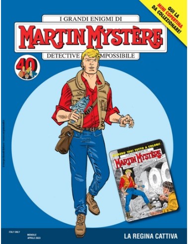 MARTIN MYSTERE 398 COVER B (contiene MINI COPERTINA MARTIN MYSTERE 100 DI TUTTI I COLORI)