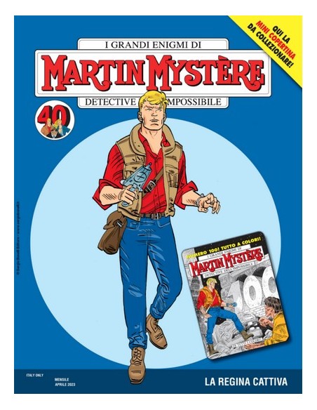 MARTIN MYSTERE 398 COVER B (contiene MINI COPERTINA MARTIN MYSTERE 100 DI TUTTI I COLORI)