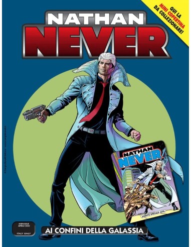 NATHAN NEVER 383 COVER A (contiene MINI COPERTINA TEX 168 L`IDOLO DI SMERALDO)