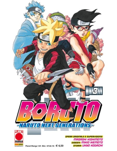 BORUTO NARUTO NEXT GENERATION SECONDA RISTAMPA 3