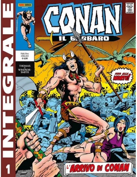 CONAN IL BARBARO 1 (di 9) - PANINI COMICS INTEGRALE