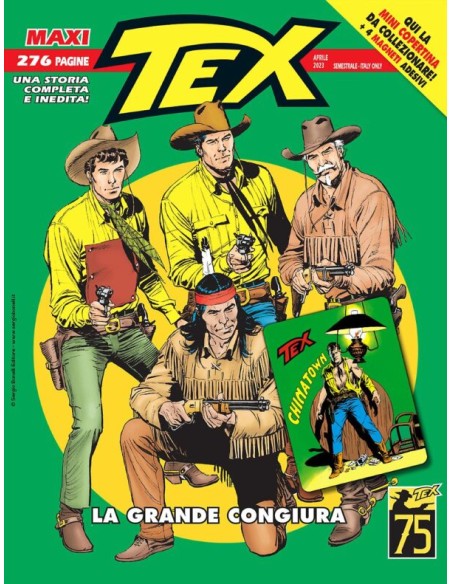 MAXI TEX 32 COVER A (contiene MINI COPERTINA TEX 110 CHINATOWN)