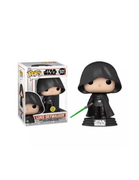 STAR WARS - MANDALORIAN HOODED LUKE W/SABER (GLOWS) - LATAM EXCLUSIVE - POP 501