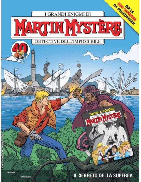MARTIN MYSTERE 399 COVER A (contiene MINI COPERTINA MARTIN MYSTERE 200)