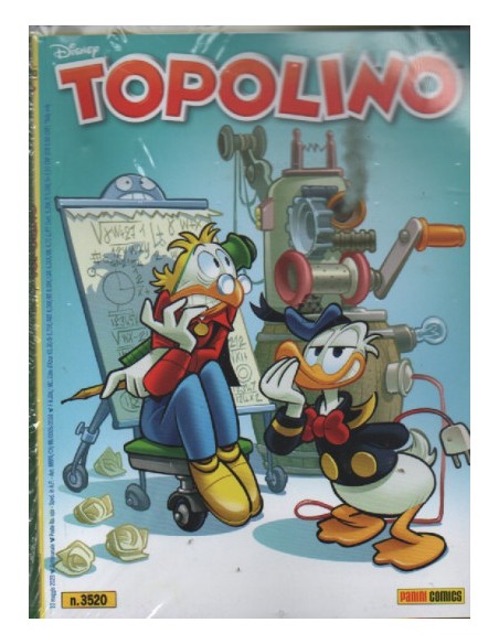 TOPOLINO 3520 + STATUINA PLUTO GOLD