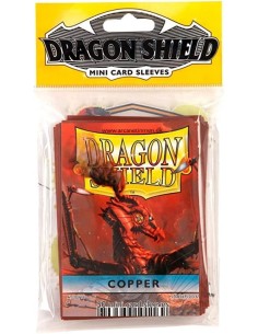 DRAGON SHIELD 50 BUSTINE COPPER RED