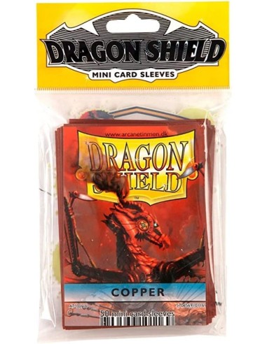 DRAGON SHIELD 50 BUSTINE COPPER RED