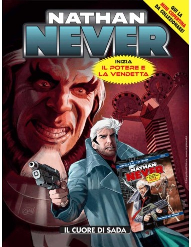 NATHAN NEVER 384 COVER A (contiene MINI COPERTINA NATHAN NEVER SPECIALE 21 TRE PASSI NEL DOMANI)