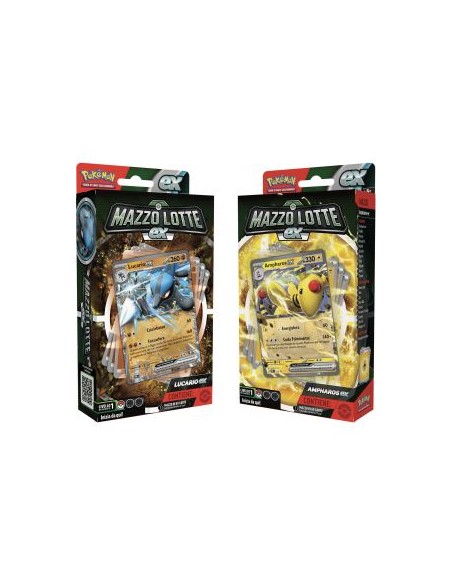 POKEMON MAZZO LOTTE EX - AMPHAROS  LUCARIO