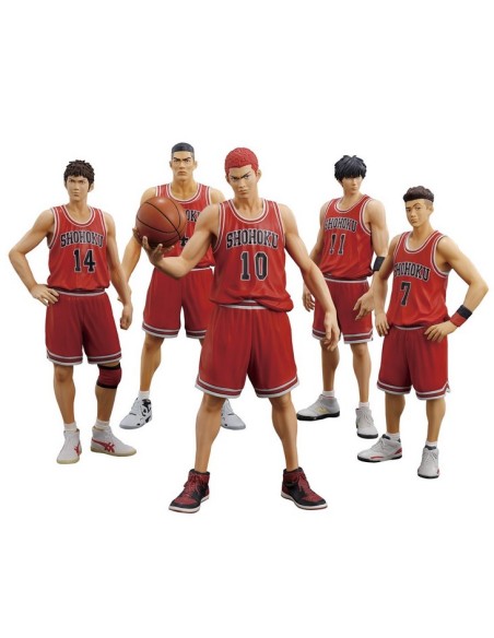 SLAM DUNK SHOHOKU MEMBER STATUE SET