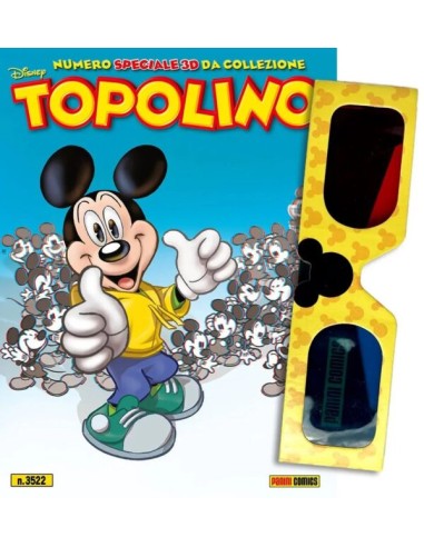 TOPOLINO 3522 IN OMAGGIO GLI OCCHIALINI 3D
