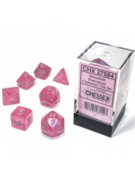 BOX 7 DADI - BOREALIS ROSA ARGENTO