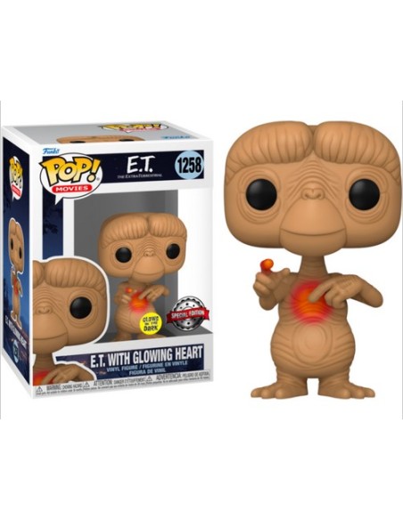 E.T. 40TH ANNIVERSARY - E.T. WITH GLOWING HEART CARTOOMICS 2022 EXCL - POP 1258
