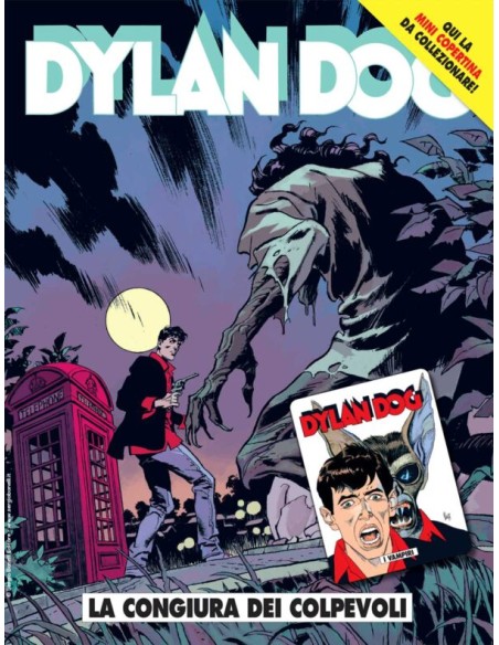 DYLAN DOG 441 COVER A (contiene MINI COPERTINA DYLAN DOG 62 I VAMPIRI)