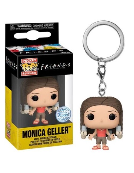 FRIENDS - MONICA W/BRAIDS - POP KEYCHAIN