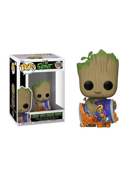MARVEL: I AM GROOT - GROOT W/CHEESE PUFFS - POP 1196
