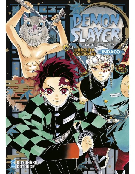DEMON SLAYER KIMETSU NO YAIBA LIBRO DA COLORARE 4 INDACO