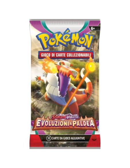 POKEMON - SCARLATTO E VIOLETTO - EVOLUZIONI A PALDEA - BUSTA