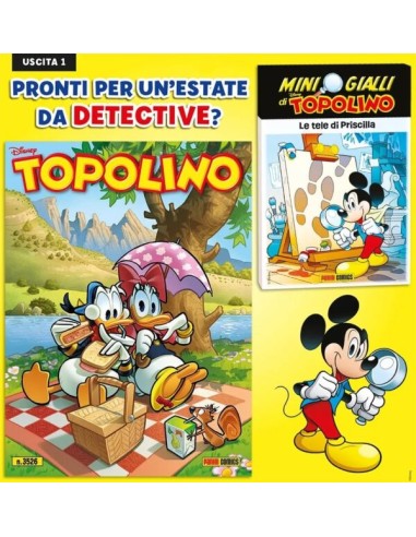TOPOLINO 3526 CONTIENE LE TELE DI PRISCILLA - MINI GIALLI DI TOPOLINO 1