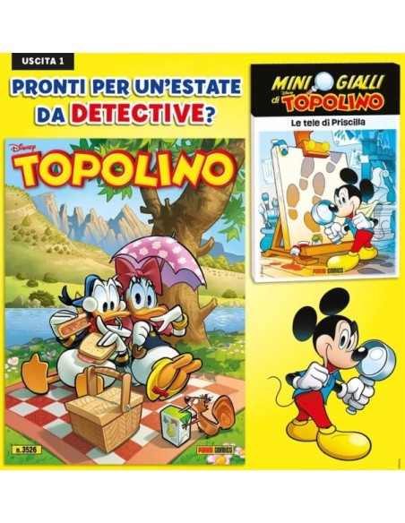 TOPOLINO 3526 CONTIENE LE TELE DI PRISCILLA - MINI GIALLI DI TOPOLINO 1