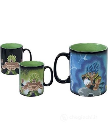 DRAGON BALL SUPER BROLY MUG HEAT CHANGE GOGETA & BROLY