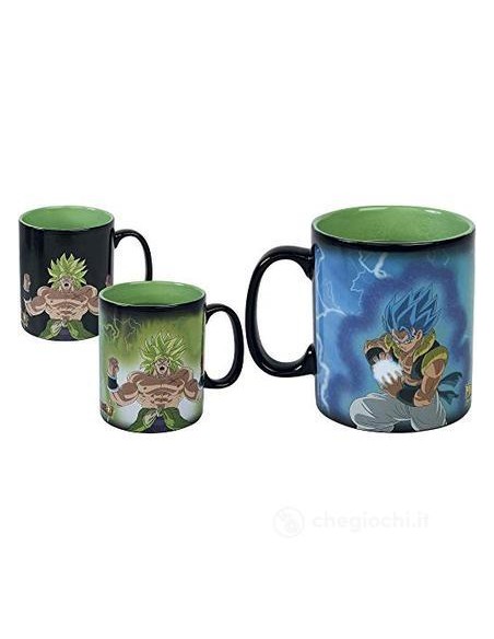 DRAGON BALL SUPER BROLY MUG HEAT CHANGE GOGETA & BROLY
