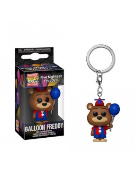 FIVE NIGHTS AT FREDDY: SECURITY BREACH SBALOON FREDDY - POP KEYCHAIN