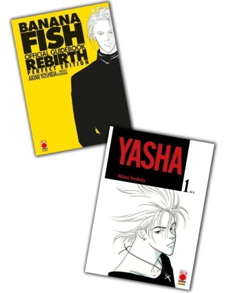 YASHA 1 + BANANA FISH OFFICIAL GUIDEBOOK REBIRTH PERFECT EDITION BUNDLE - (contiene UNA LITOGRAFIA IN OMAGGIO!)