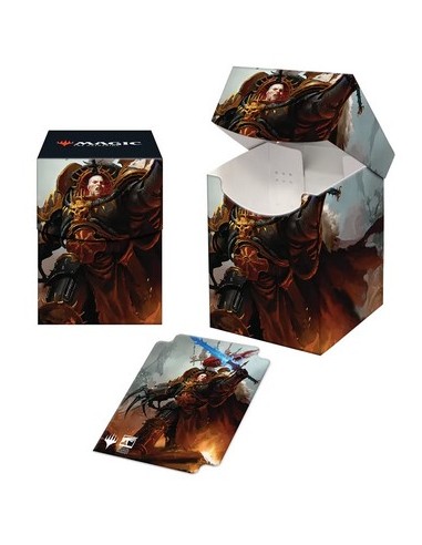 PORTA MAZZO - 100 + DECKBOX - MAGIC THE GATHERING - WARHAMMER 40K COMMANDER DECK V2