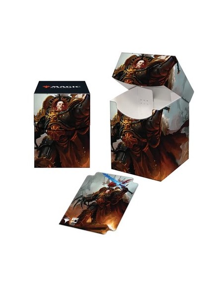 PORTA MAZZO - 100 + DECKBOX - MAGIC THE GATHERING - WARHAMMER 40K COMMANDER DECK V2