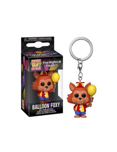FIVE NIGHTS AT FREDDY: SECURITY BREACH - BALOON FOXY - POCKET POP KEYCHAIN